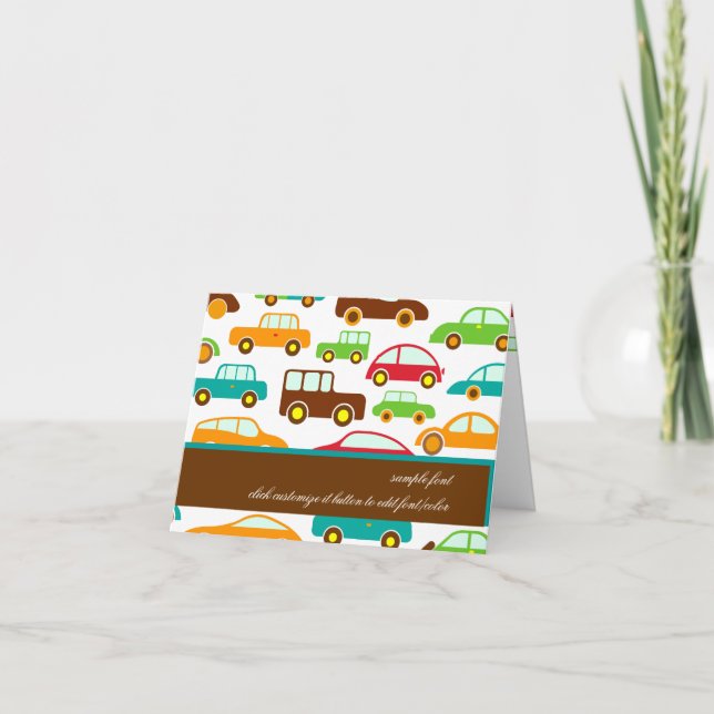 PixDezines Cars+Trucks/DIY Hintergrund+Trims Karte (Vorderseite)