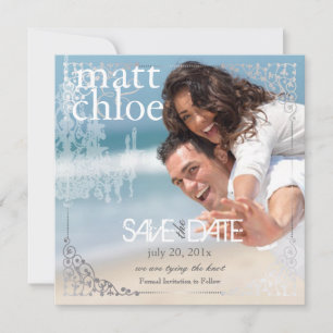 PixDezines Chadelier+Filigree/rett-Datum Save The Date