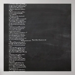 PixDezines chalkboard+Signalleuchten/Sitzplan Poster