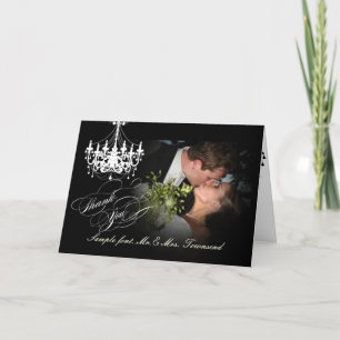 PixDezines Chandelier/Thank You/DIY text Dankeskarte