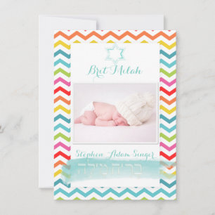 PixDezines Chevron/Brit Mila/Rahmen+sterne Einladung
