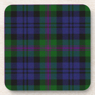 PixDezines Clan Oakney Tartan Getränkeuntersetzer