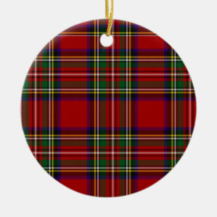 PixDezines clan stewart tartan Keramik Ornament