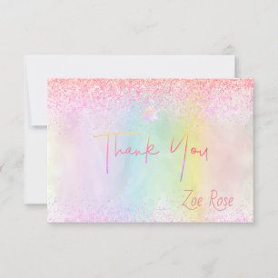 PixDezines Cotton Candy Bat Mitzvah Danke Karte