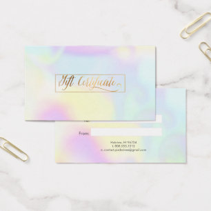 PixDezines Cotton Holographic Gift Cards