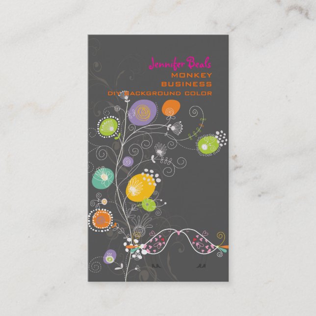 PixDezines dandelions+liebt Vögel, in denen Sie We Visitenkarte (Vorderseite)