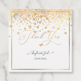PixDezines Dazzled Imitate Gold Confetti, vielen D Geschenkanhänger