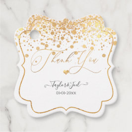 PixDezines Dazzled Imitate Gold Confetti, vielen D Geschenkanhänger
