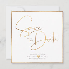 PixDezines DELICATE LIEBE IMITATS GOLD|BOTANICA Save The Date