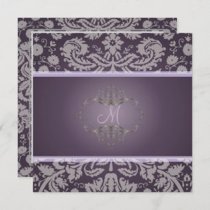 PixDezines DESIREE DAMASK/DIY-Hintergrund Einladung
