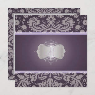 PixDezines DESIREE DAMASK/DIY-Hintergrund Einladung