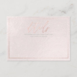 PixDezines DETAILS CARDS BLUSH PINK Begleitkarte