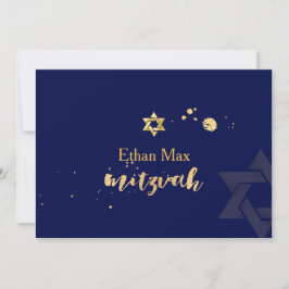 PixDezines DIY color/Stylish Script/Bar Mitzvah Einladung