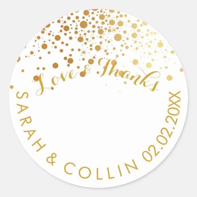 PixDezines-DIY-Farb-/Blindfarben/Goldflecken Runder Aufkleber (Vorderseite)