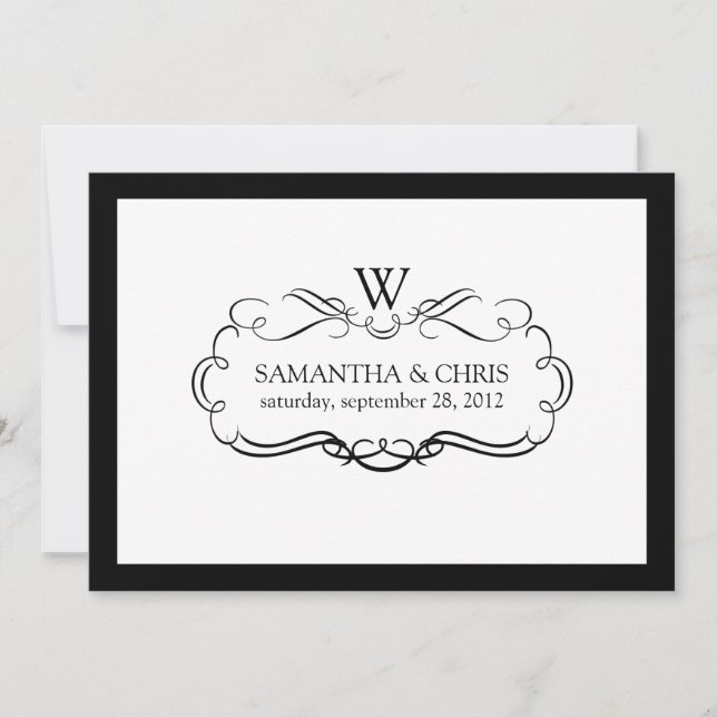 PixDezines DIY-Farb-/Nouveau-Rollen Einladung (Vorderseite)