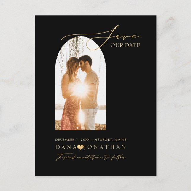 PixDezines DIY-Farbbogenrahmen Minimalistisch Rett Postkarte (Vorderseite)