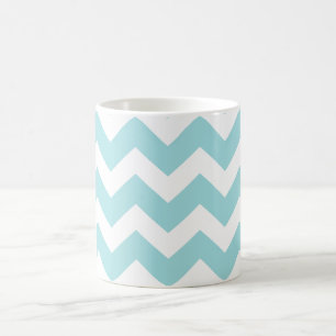 PixDezines DIY Farbe/Aqua/Adj Chevron-Muster Tasse
