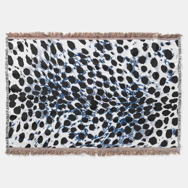 PixDezines DIY Farbe/Gepardendruck Decke (Vorderseite)