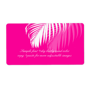 PixDezines DIY-Farbe! weiße Palmwedel