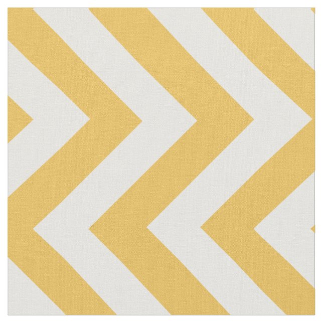PixDezines DIY Farbe/Zickzack Muster/gelb Stoff (Nahaufnahme)