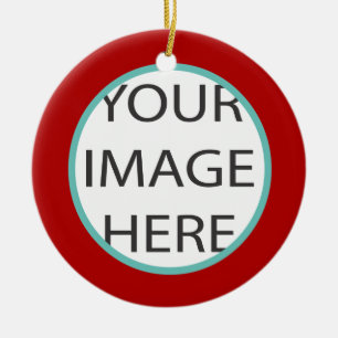 PixDezines DIY Farben/Fotorahmen/Weihnachten Keramikornament