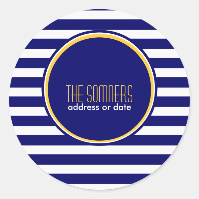 PixDezines DIY-Farben, weiße Streifen, Runder Aufkleber (Vorderseite)