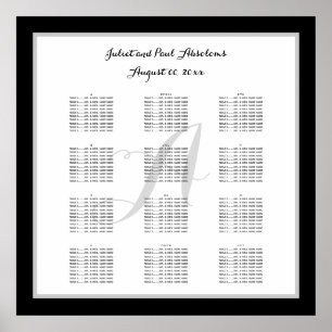 PixDezines DIY-Farbtabelle/schlichte Sitzplakette Poster