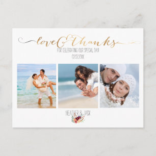 PixDezines DIY Fotos danke Postkarte