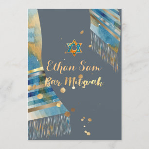 PixDezines DIY Hintergrundfarbe/Tallit/Mitzvah Einladung