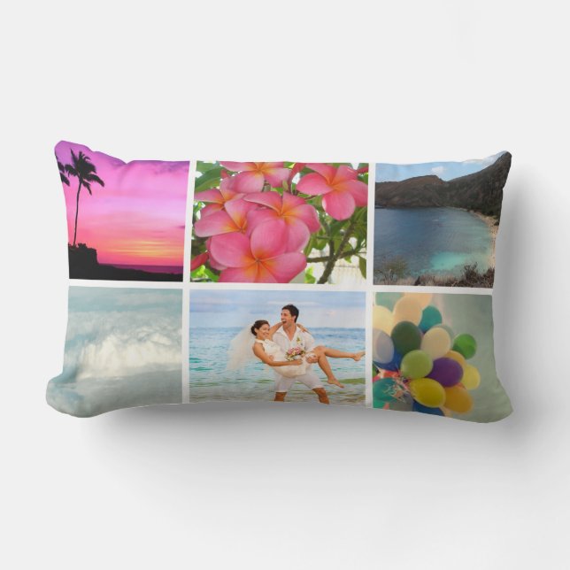 PixDezines DIY Instagram Collage Fotos, DIY Lendenkissen (Vorderseite)