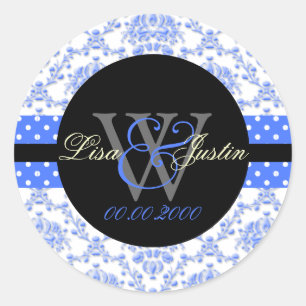 PIxDezines dolcè Damask/DIY Hintergrundfarbe Runder Aufkleber