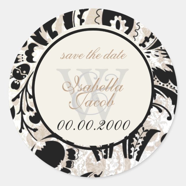 PixDezines Dolcé-Gaumenfarbe Runder Aufkleber (Vorderseite)