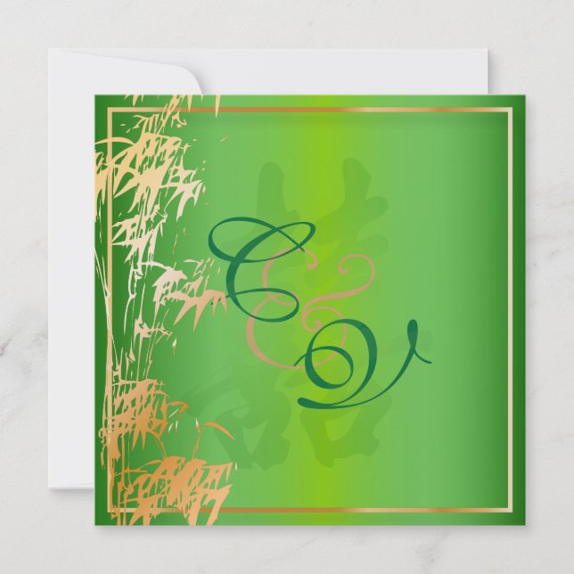 PixDezines Doppelglücklichkeit, chinesische Hochze Einladung (Vorderseite)