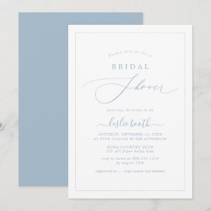 PixDezines Dusty Blue DIY-Farben Einladung