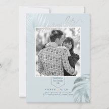 PixDezines Dusty Blue Save Datum/Silberpalmen
