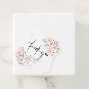 PixDezines Dusty Rose Vielen Dank Signature Script Geschenkanhänger