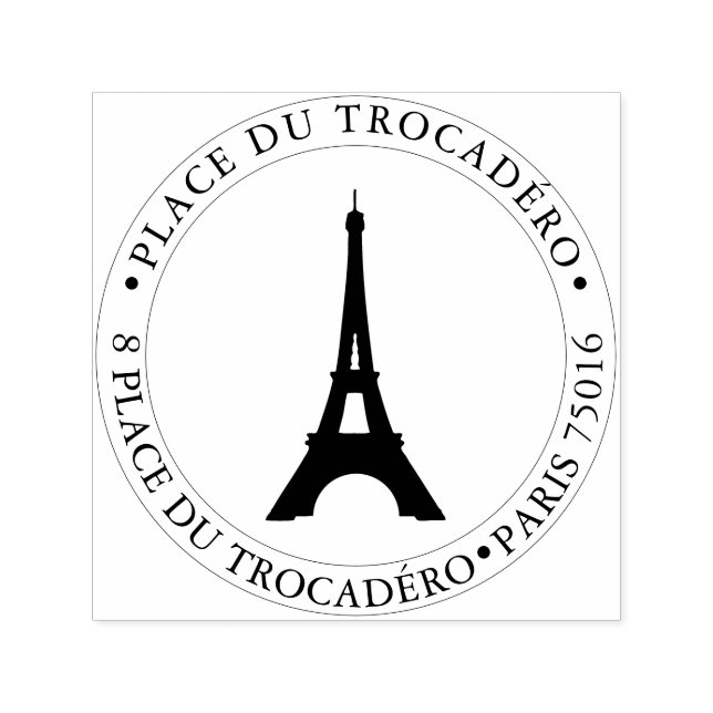 PixDezines Eiffel Tower Permastempel (Design)