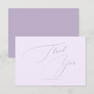 PixDezines Elegant Luxe Calligraphy Dankeskarte