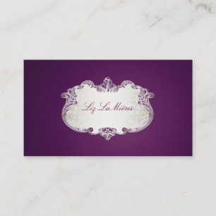 PixDezines elegante Etiketten Visitenkarte