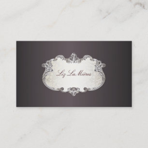 PixDezines elegante Etiketten Visitenkarte