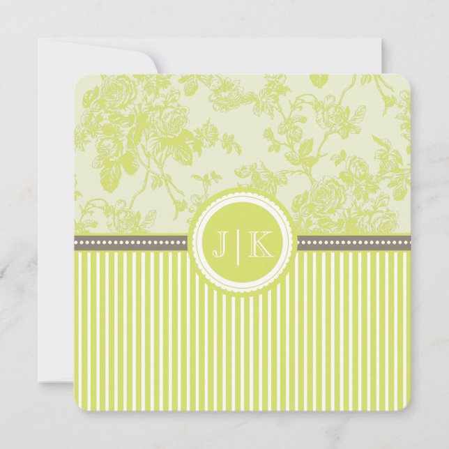 PixDezines Endive Green Vintag Rose Toile (Vorderseite)