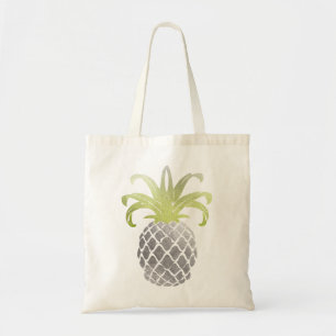 PixDezines Falsche Silber Gold Ananas Tragetasche