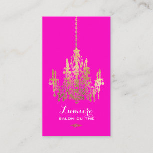 PixDezines Faux Goldfolie Kronleuchter/DIY Farbe Visitenkarte
