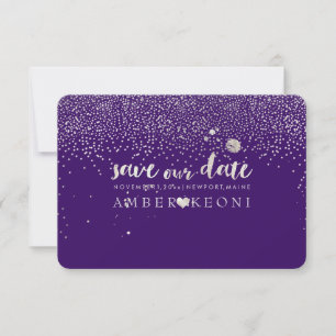 PixDezines Faux Silber/Save Date/DIY Farbe Save The Date