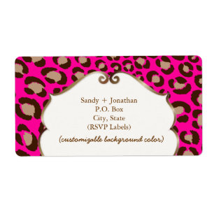 PixDezines Felina, rosa Leopardendruck