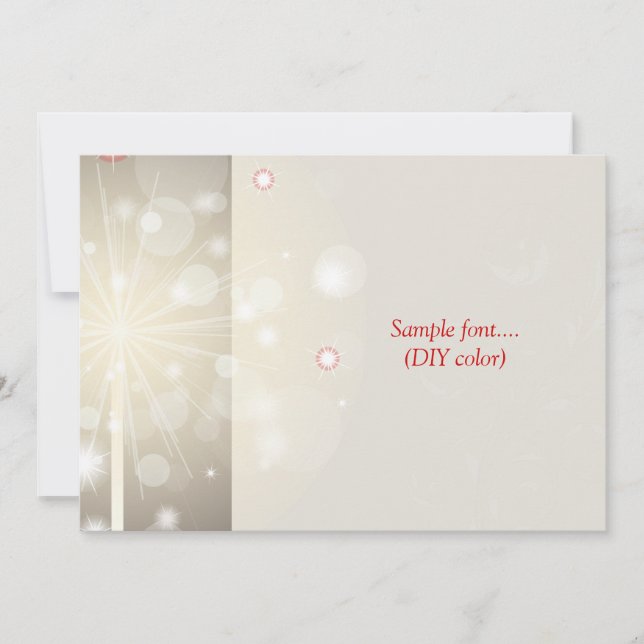 PixDezines filigrane Wirbel/Farbtöne Einladung (Vorderseite)