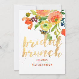 PixDezines Floral Bridal Brunch/DIY Hintergrund Einladung