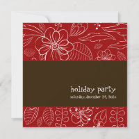 PixDezines Floral+Ferns, DIY Hintergrund/rot