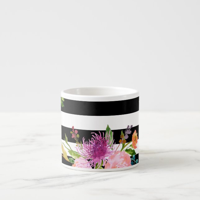 PixDezines floral/wasserfarbe/ranunculus Espressotasse (Vorderseite)