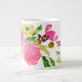 PixDezines floral/wasserfarbe/ranunculus Jumbo-Tasse
